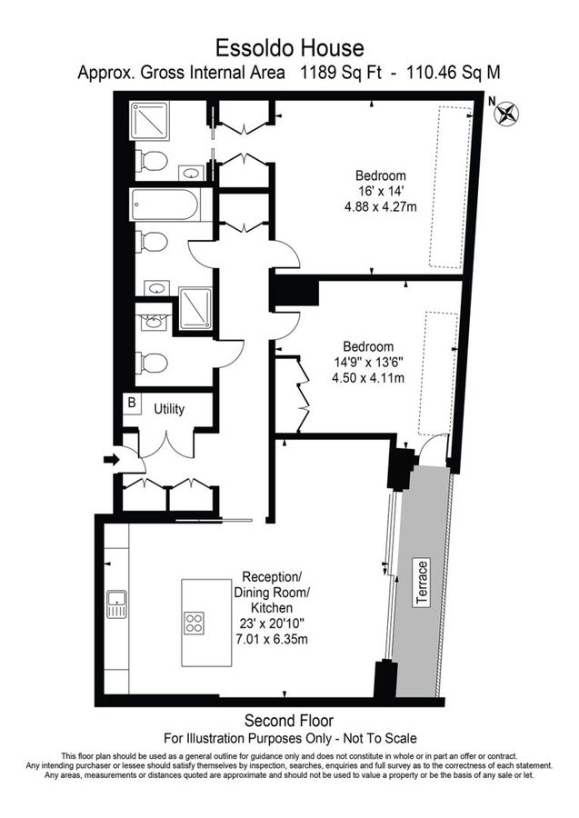Квартира в Лондоне, Великобритания, 111 м² - фото 11