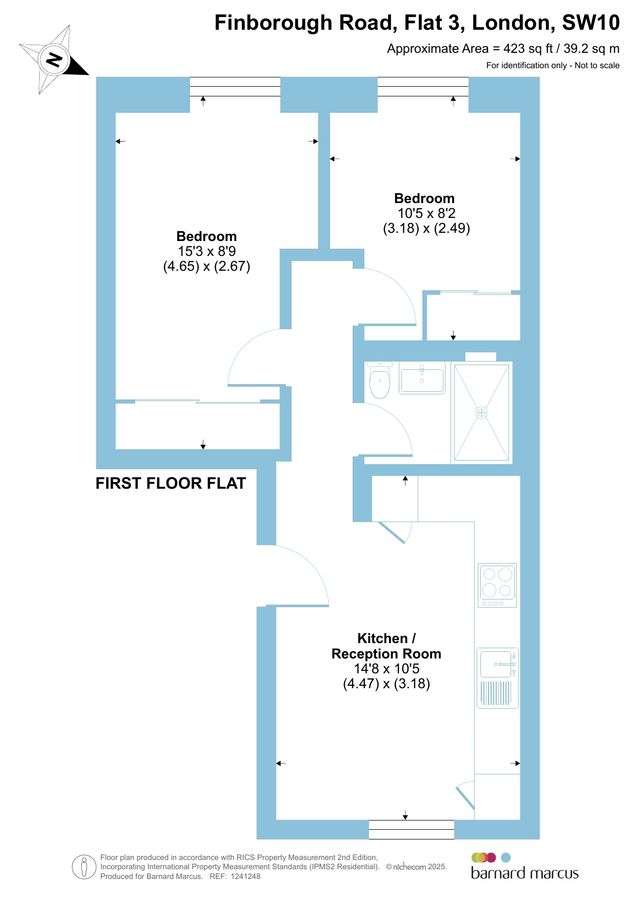 Квартира в Лондоне, Великобритания, 39 м² - фото 13