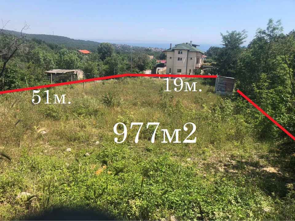 Земля в Варне, Болгария, 977 м² - фото 1