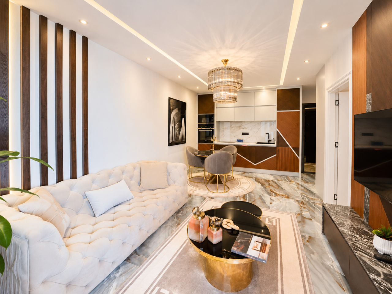 Апартаменты в Алании, Турция, 55 м² - фото 4