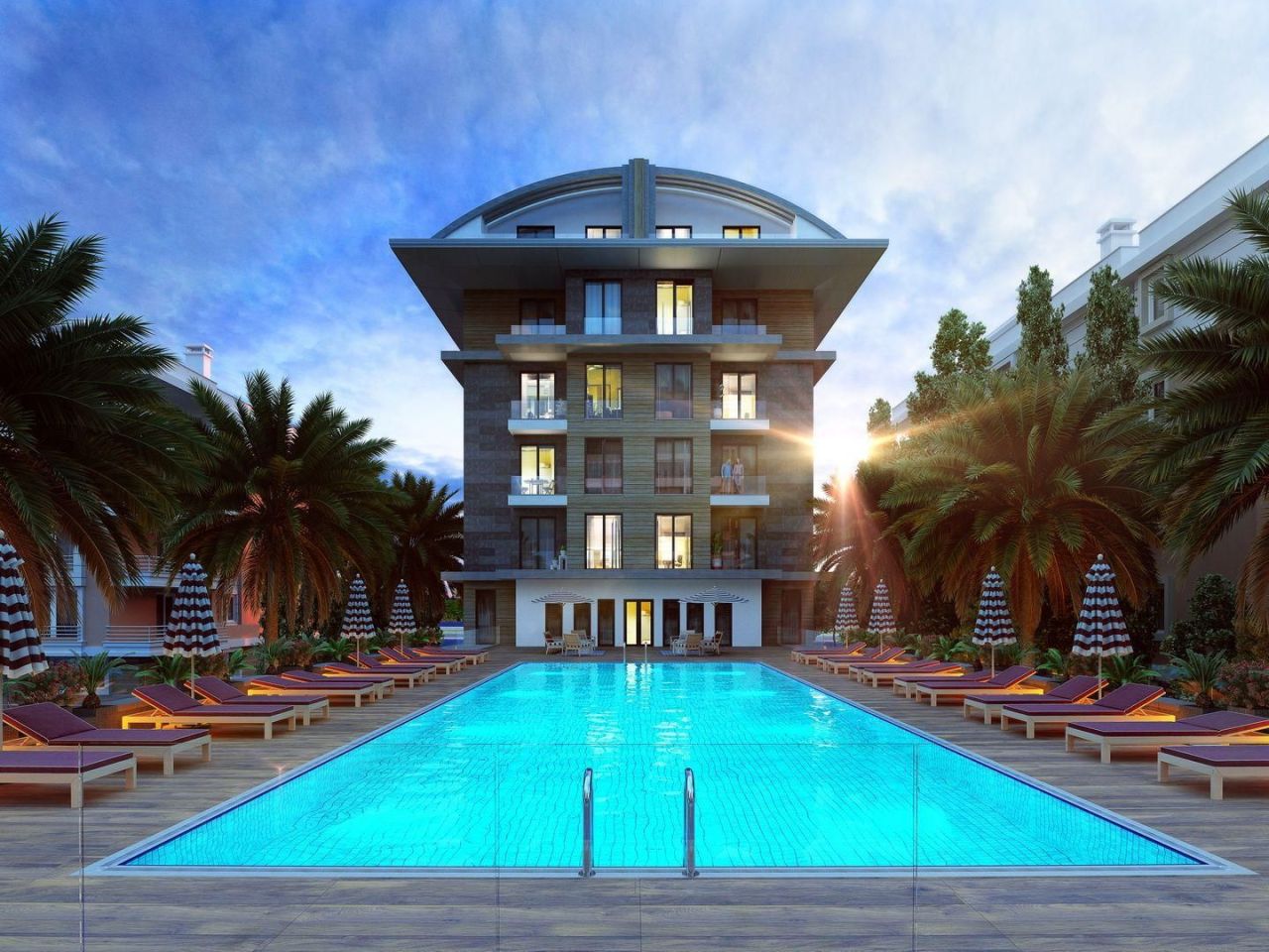 Апартаменты в Алании, Турция, 55 м² - фото 15