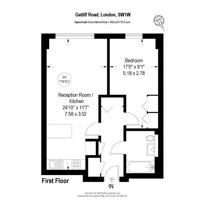 Квартира в Лондоне, Великобритания, 49 м² - фото 10