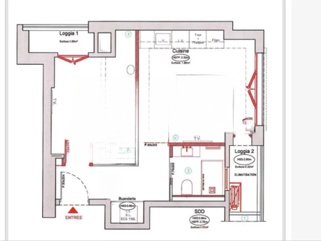 Квартира в Монте Карло, Монако, 52 м² - фото 11