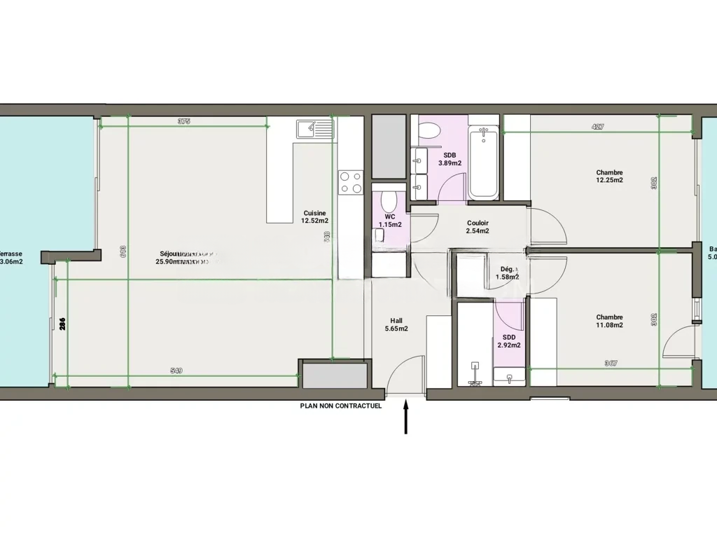 Квартира в Сен-Романе, Монако, 118 м² - фото 12