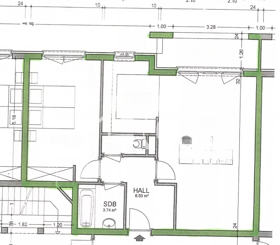 Квартира в Люксембурге, Люксембург, 63 м² - фото 2