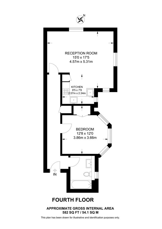 Квартира в Лондоне, Великобритания, 54 м² - фото 6