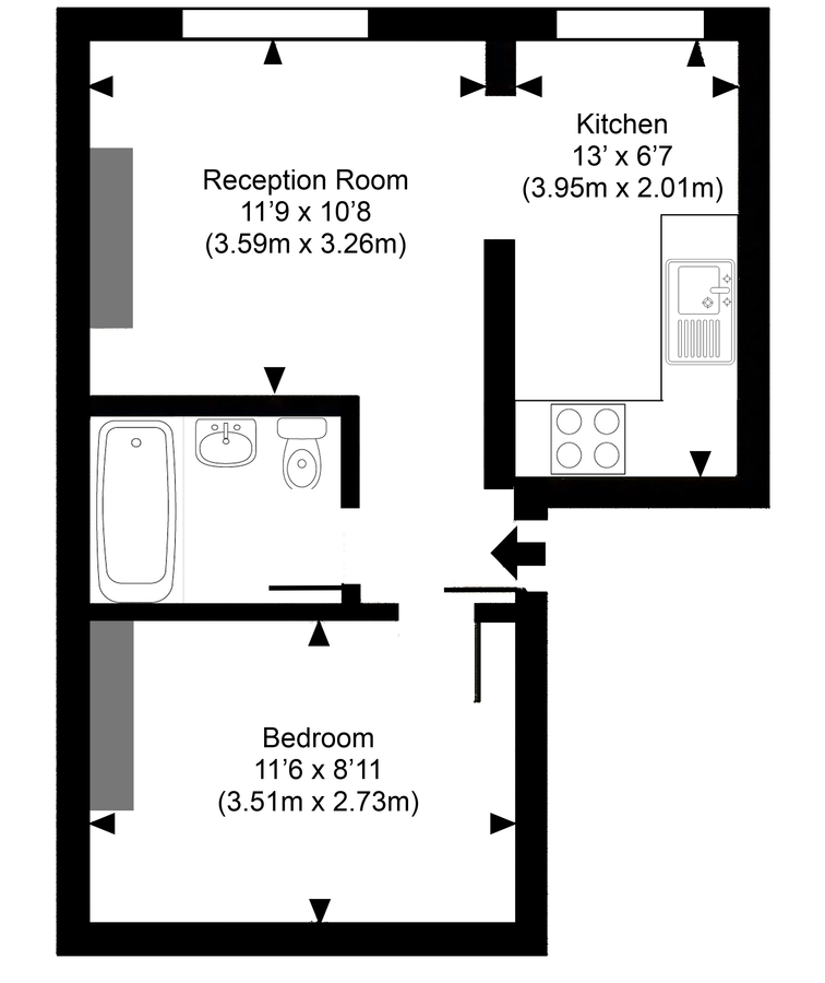 Квартира в Лондоне, Великобритания, 39 м² - фото 6