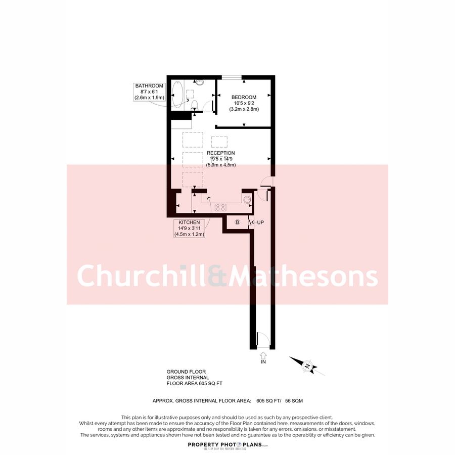 Квартира в Лондоне, Великобритания, 56 м² - фото 7