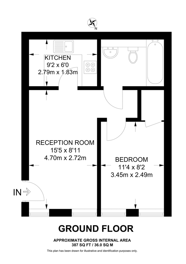 Квартира в Лондоне, Великобритания, 36 м² - фото 7