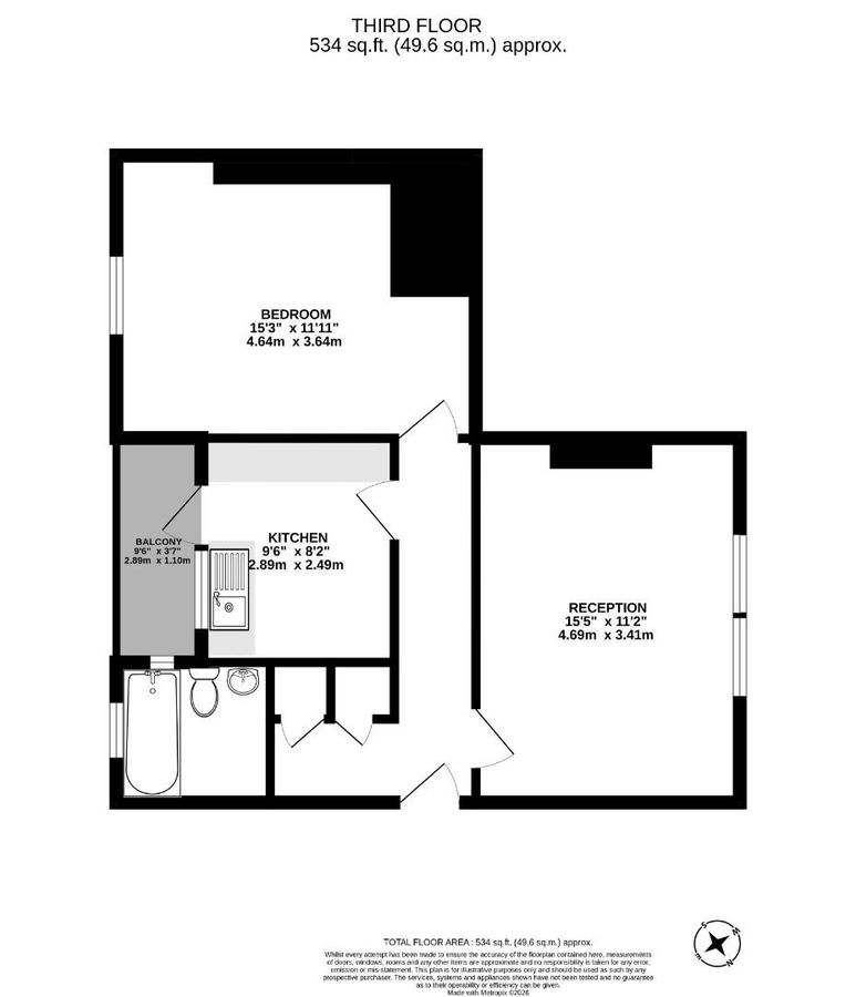 Квартира в Лондоне, Великобритания, 50 м² - фото 8