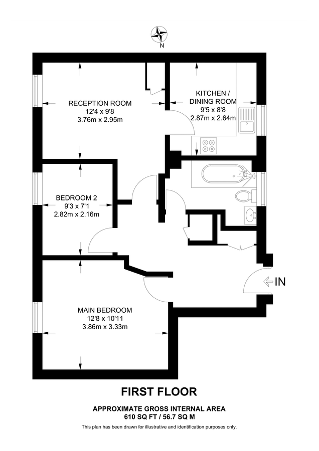 Квартира в Лондоне, Великобритания, 57 м² - фото 8