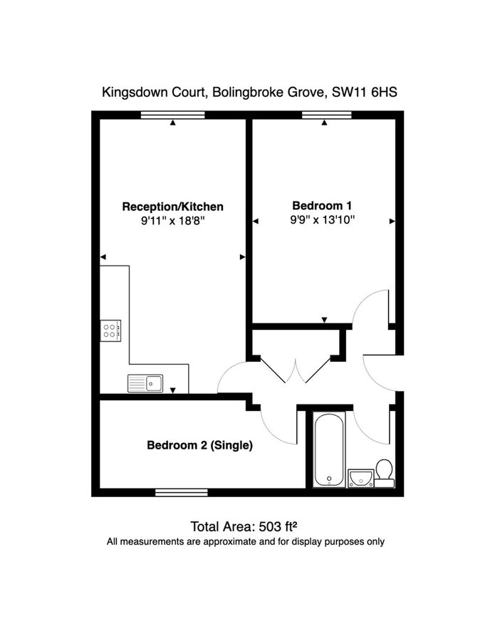 Квартира в Лондоне, Великобритания, 47 м² - фото 9