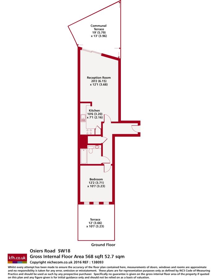 Квартира в Лондоне, Великобритания, 53 м² - фото 9
