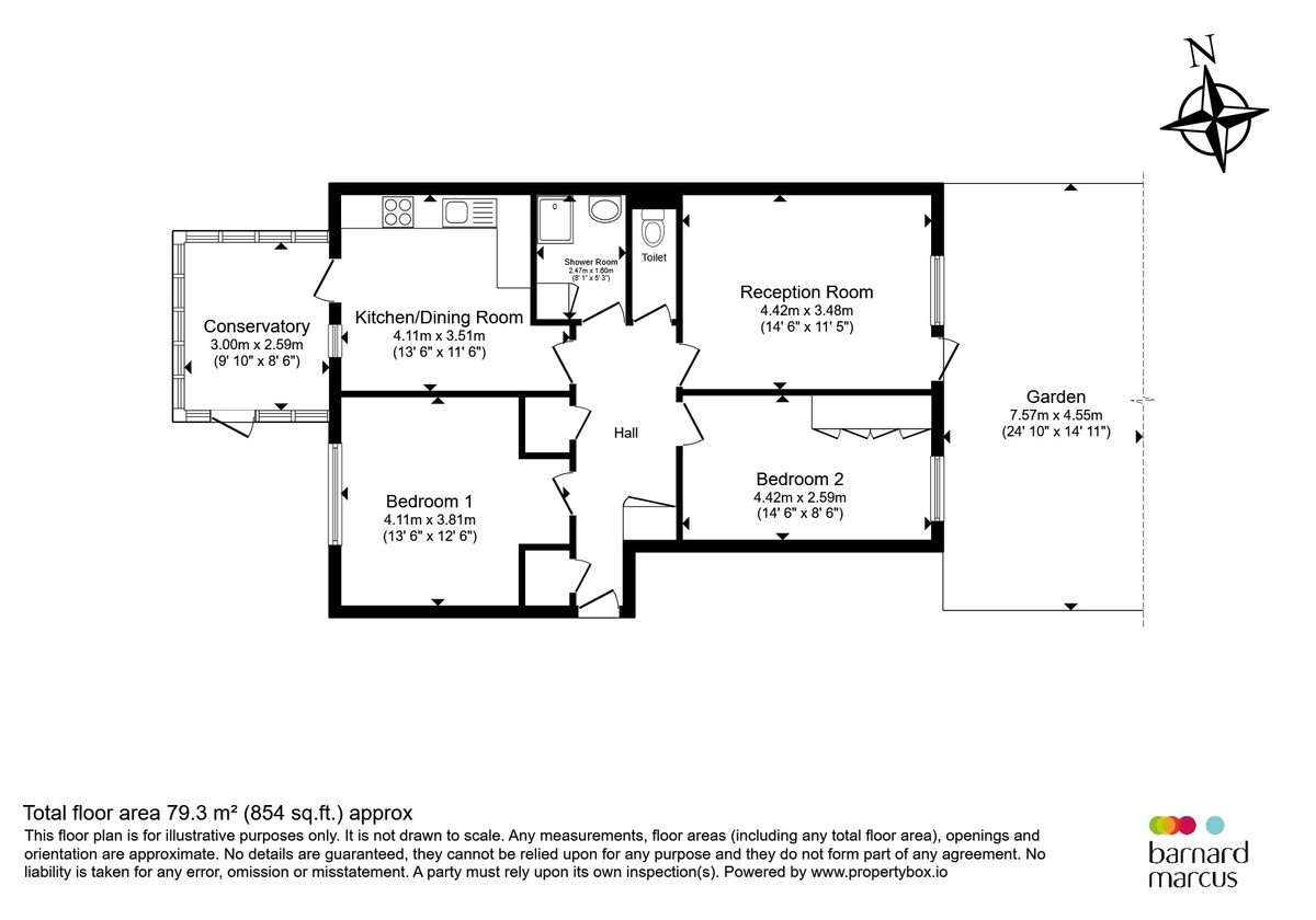 Квартира в Лондоне, Великобритания, 79 м² - фото 10