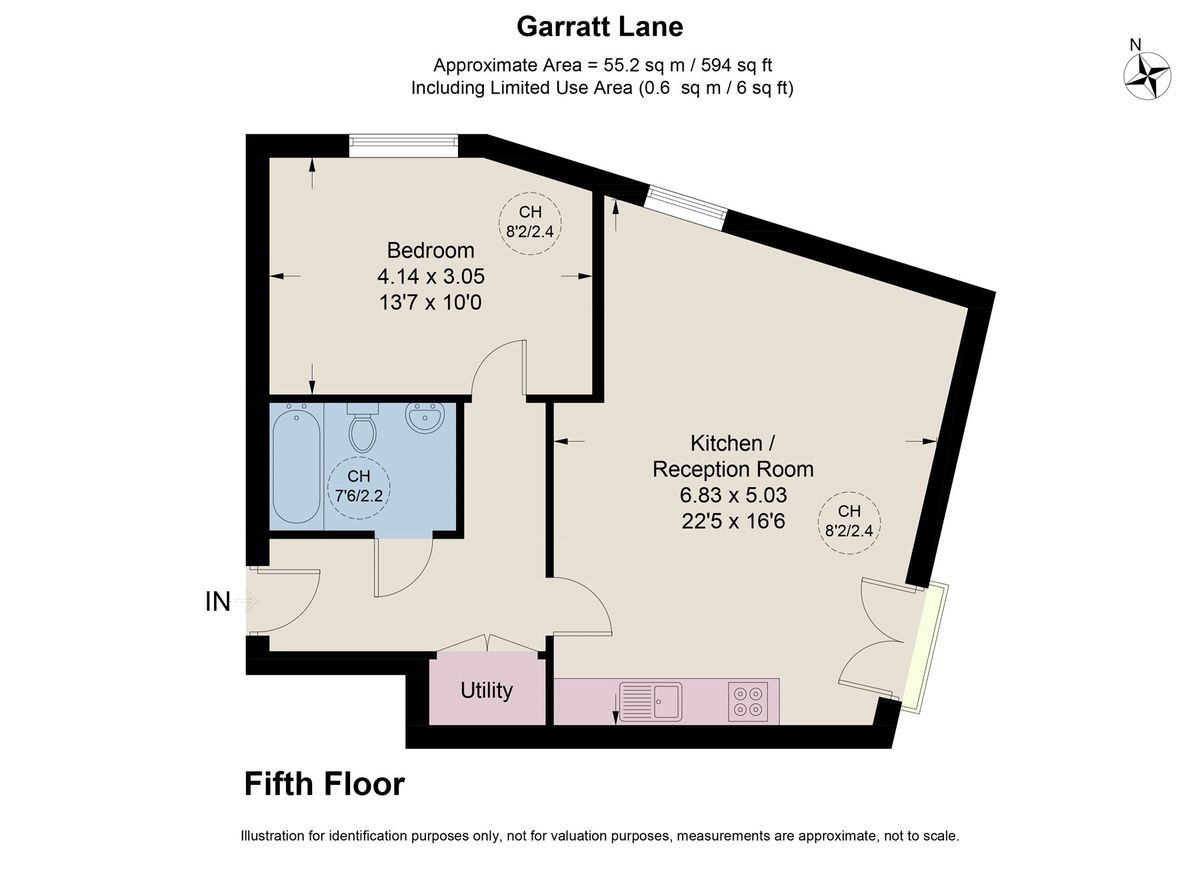 Квартира в Лондоне, Великобритания, 55 м² - фото 10