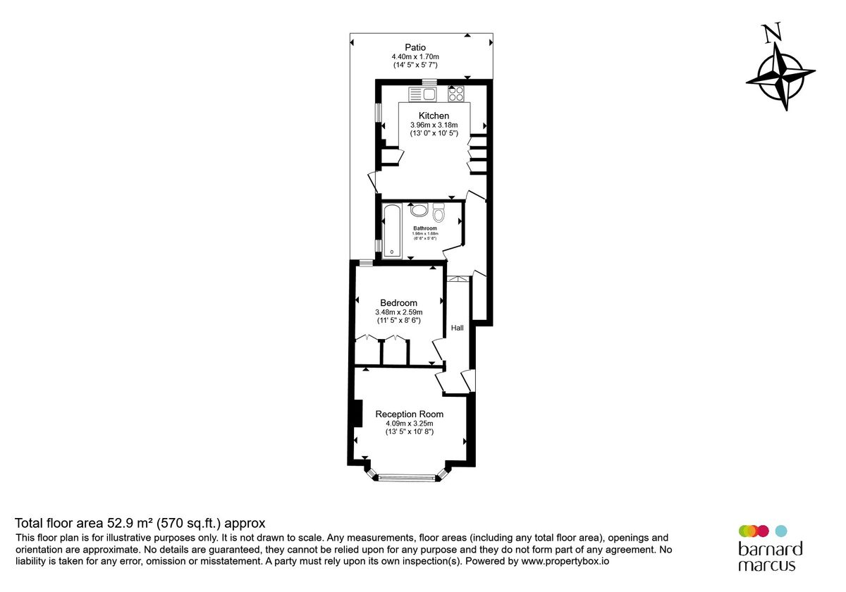 Квартира в Лондоне, Великобритания, 53 м² - фото 10