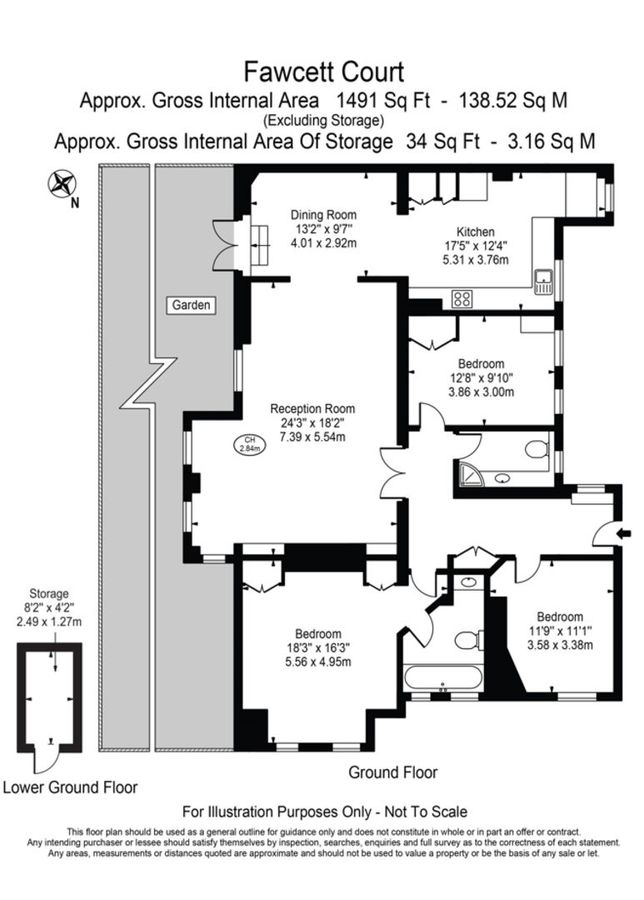 Квартира в Лондоне, Великобритания, 139 м² - фото 11