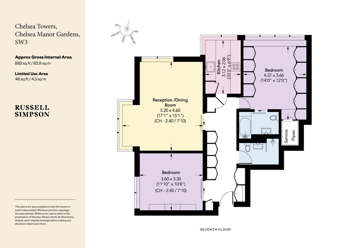 Квартира в Лондоне, Великобритания, 83 м² - фото 12