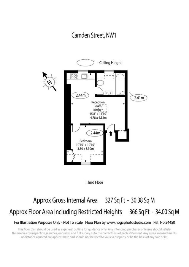 Квартира в Лондоне, Великобритания, 34 м² - фото 12