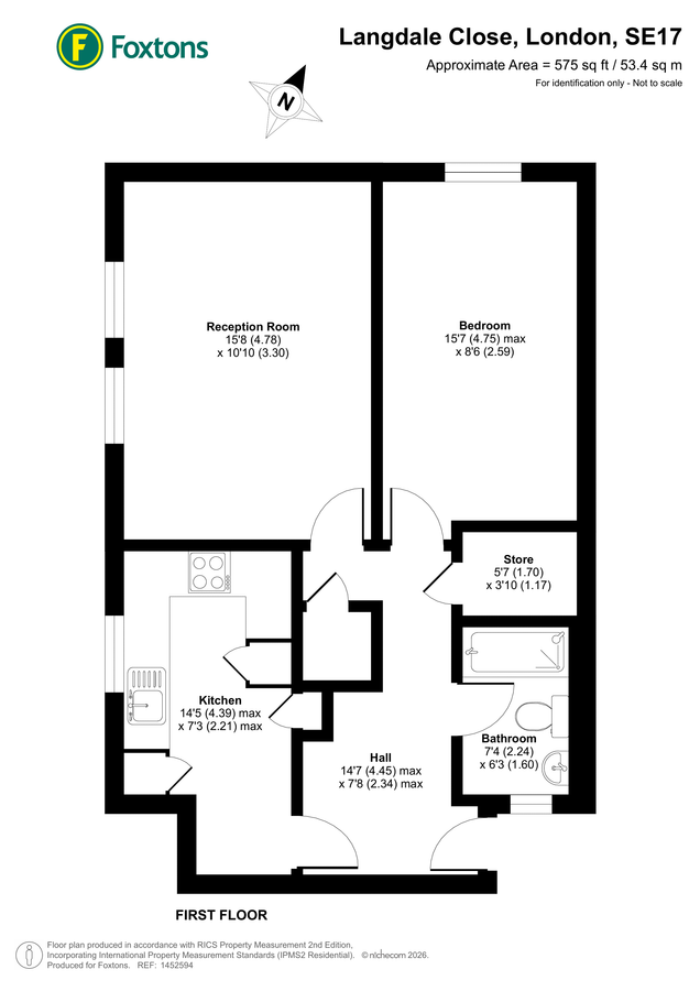 Квартира в Лондоне, Великобритания, 53 м² - фото 12