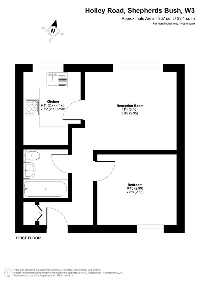 Квартира в Лондоне, Великобритания, 33 м² - фото 12
