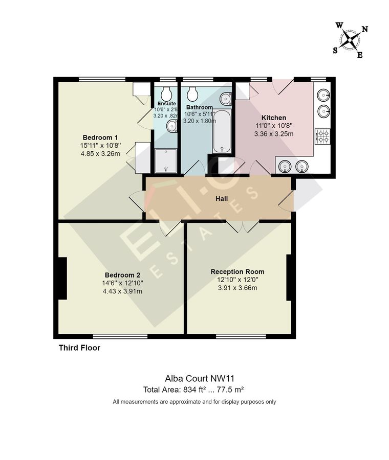 Квартира в Лондоне, Великобритания, 78 м² - фото 13