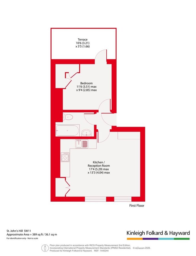 Квартира в Лондоне, Великобритания, 36 м² - фото 15