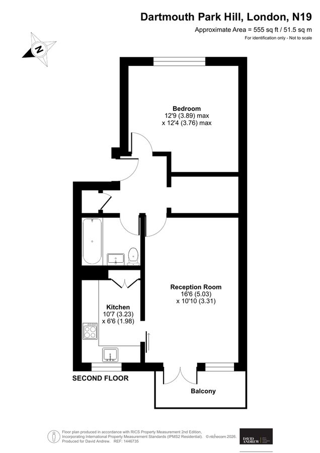 Квартира в Лондоне, Великобритания, 52 м² - фото 15