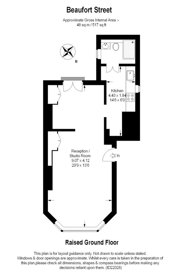 Квартира в Лондоне, Великобритания, 48 м² - фото 15