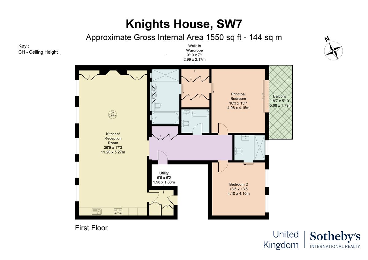 Квартира в Лондоне, Великобритания, 144 м² - фото 16