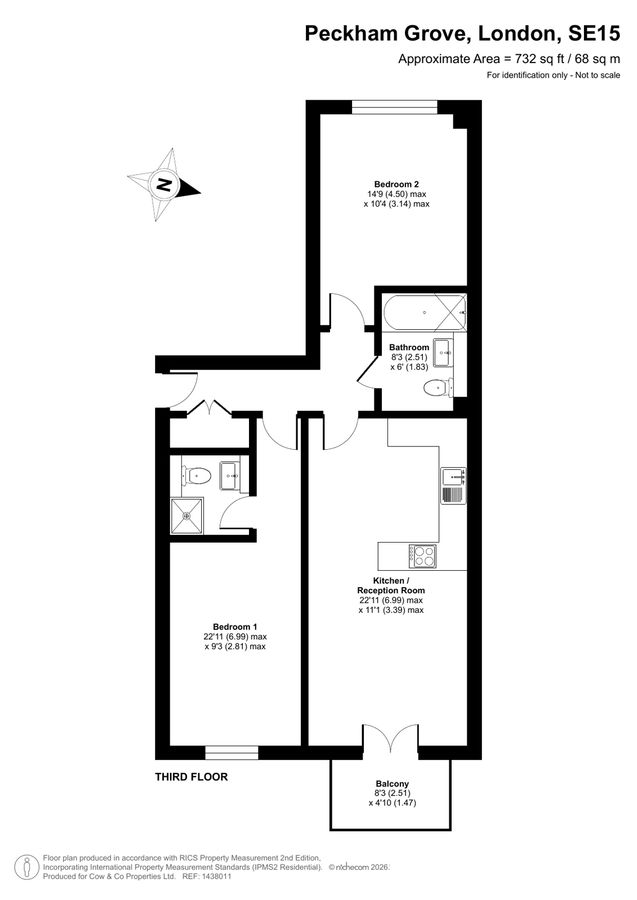 Квартира в Лондоне, Великобритания, 68 м² - фото 16