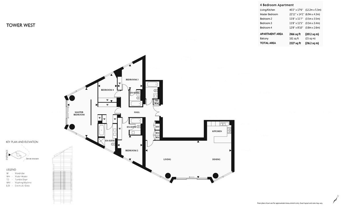 Квартира в Лондоне, Великобритания, 62 м² - фото 17