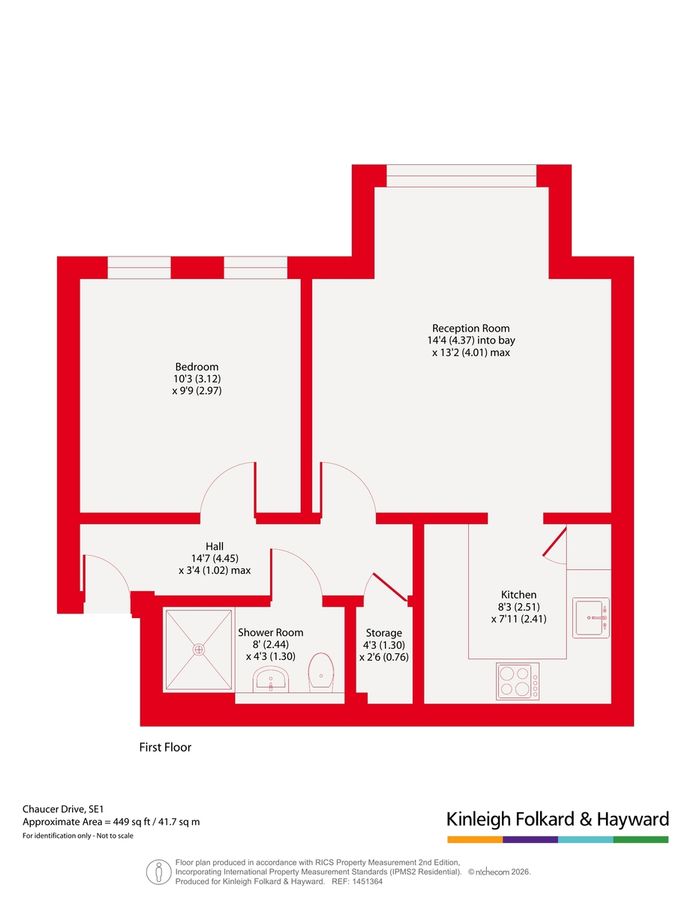 Квартира в Лондоне, Великобритания, 42 м² - фото 17
