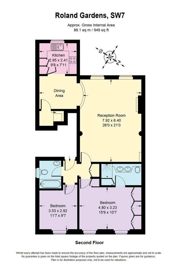 Квартира в Лондоне, Великобритания, 88 м² - фото 18