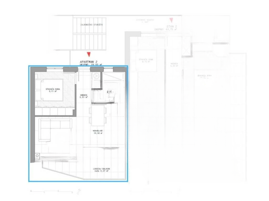 Квартира в Опатии, Хорватия, 46 м² - фото 3