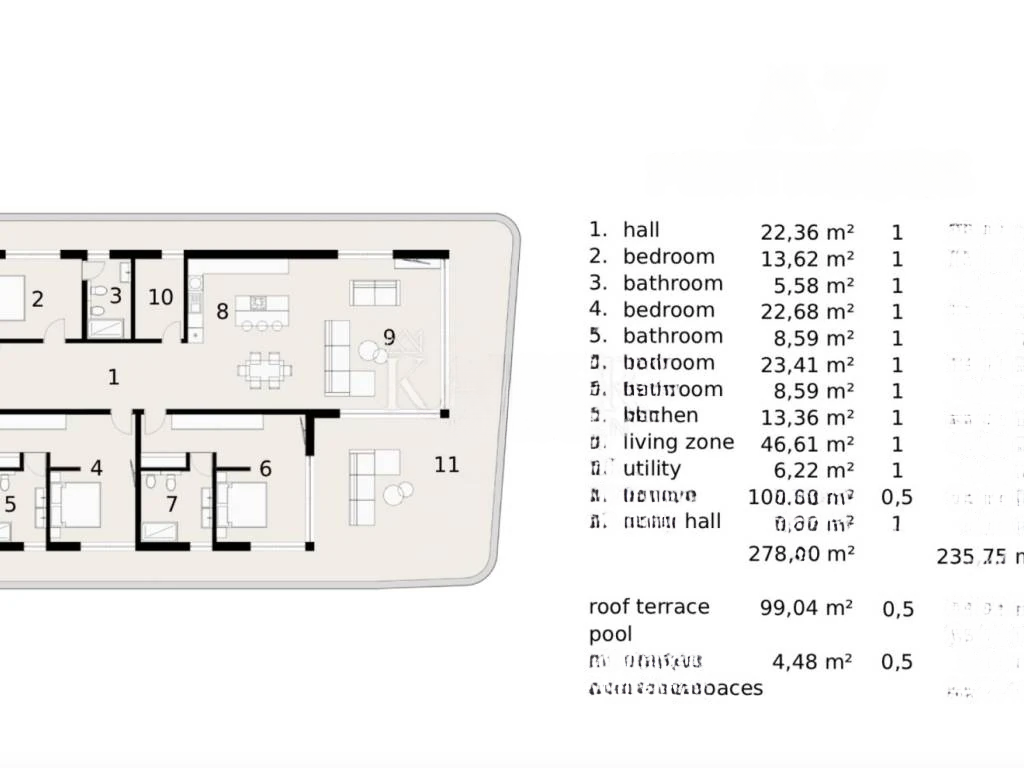 Квартира в Опатии, Хорватия, 287 м² - фото 3