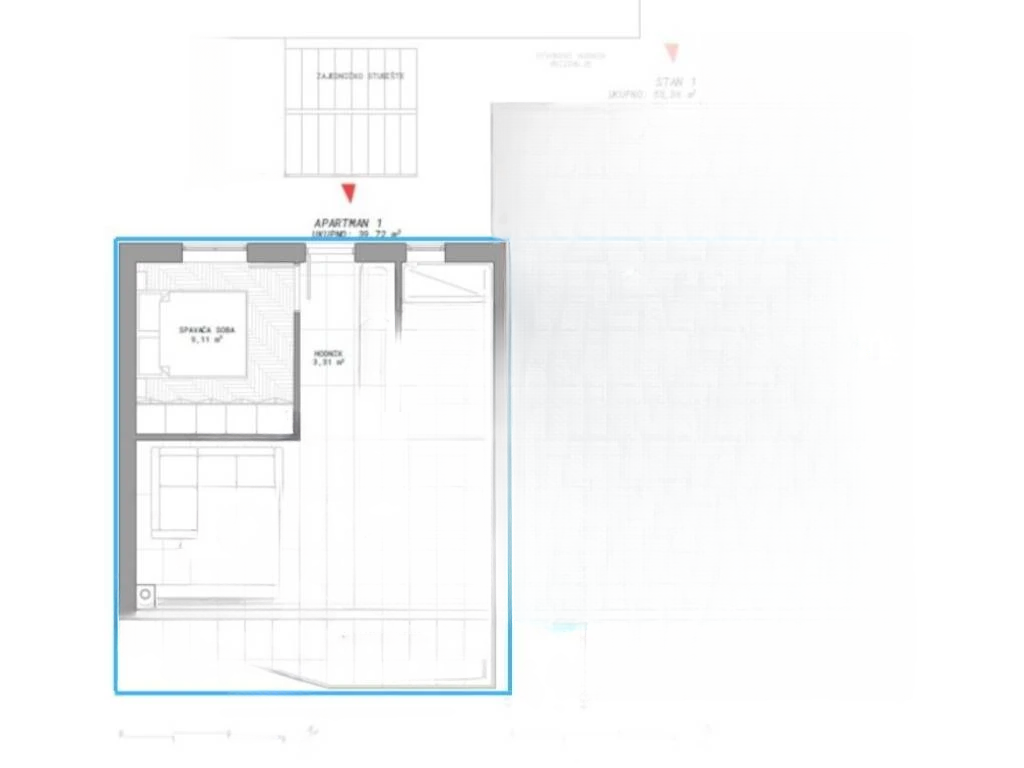 Квартира в Опатии, Хорватия, 48 м² - фото 3