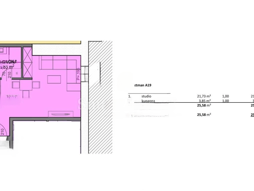 Квартира в Опатии, Хорватия, 25 м² - фото 5