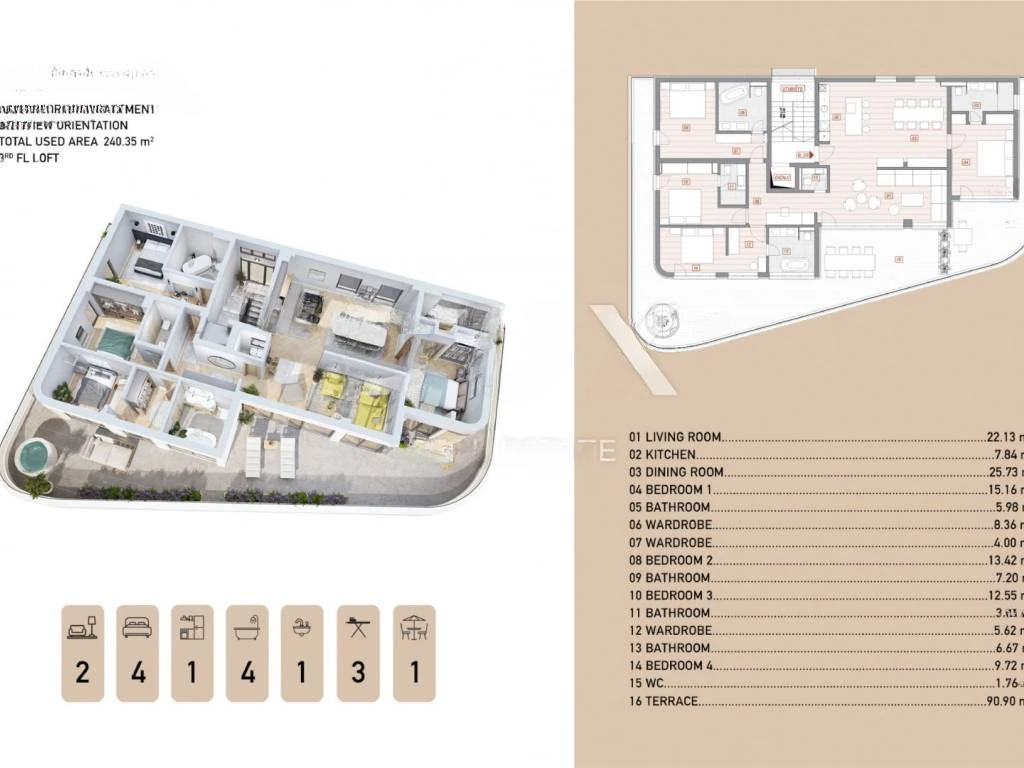 Квартира в Опатии, Хорватия, 240 м² - фото 8