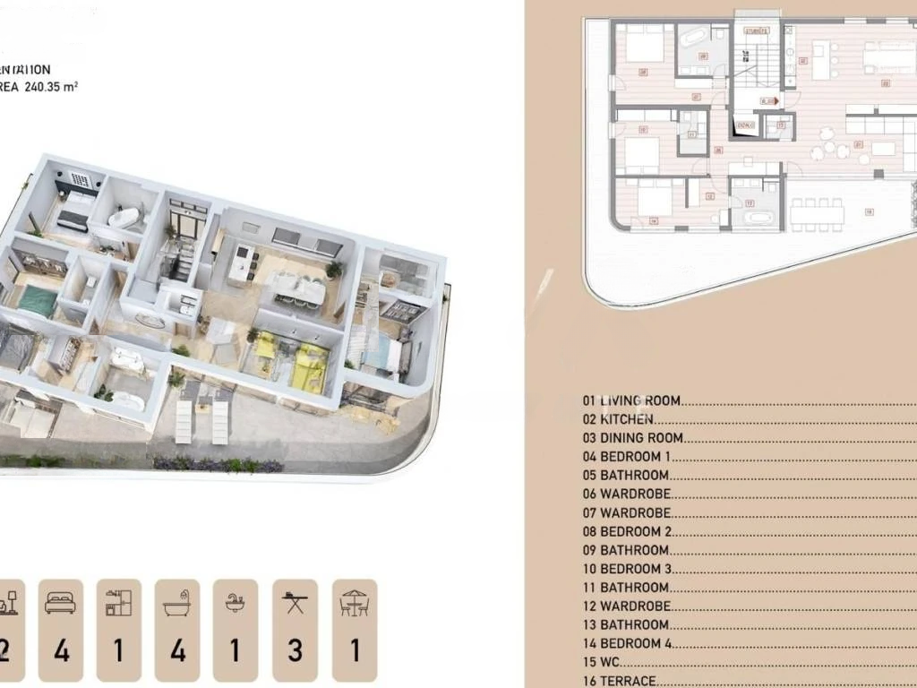 Квартира в Опатии, Хорватия, 172 м² - фото 10