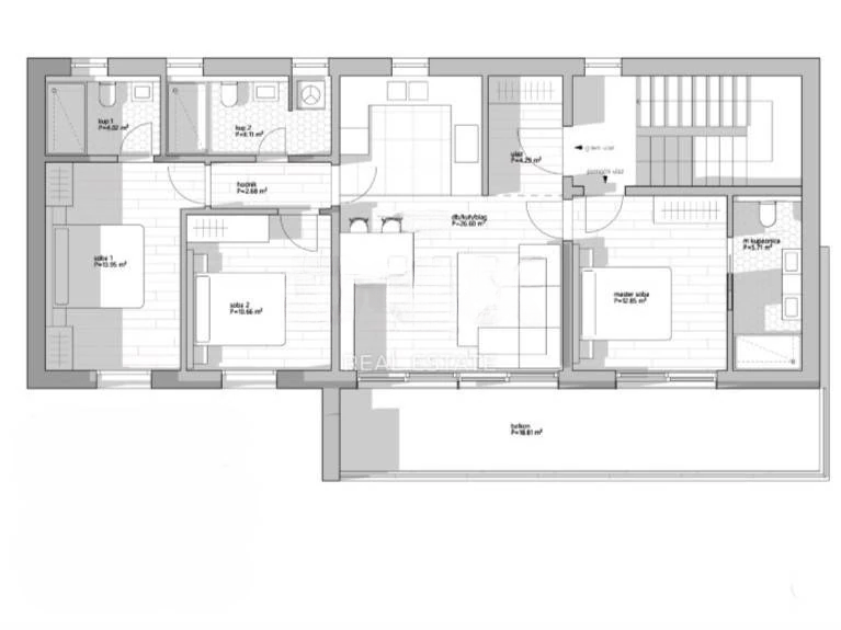 Квартира в Опатии, Хорватия, 92 м² - фото 13