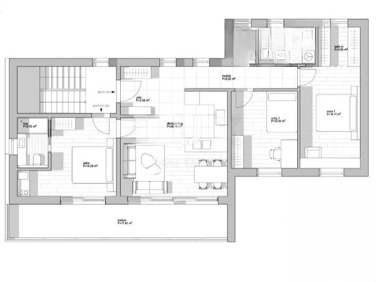 Квартира в Опатии, Хорватия, 97 м² - фото 13