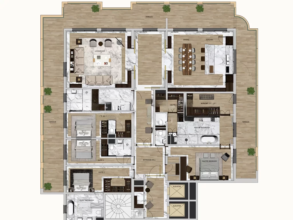 Квартира в Фонвьее, Монако, 475 м² - фото 14