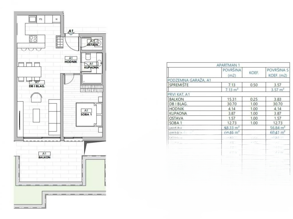 Квартира в Опатии, Хорватия, 70 м² - фото 15