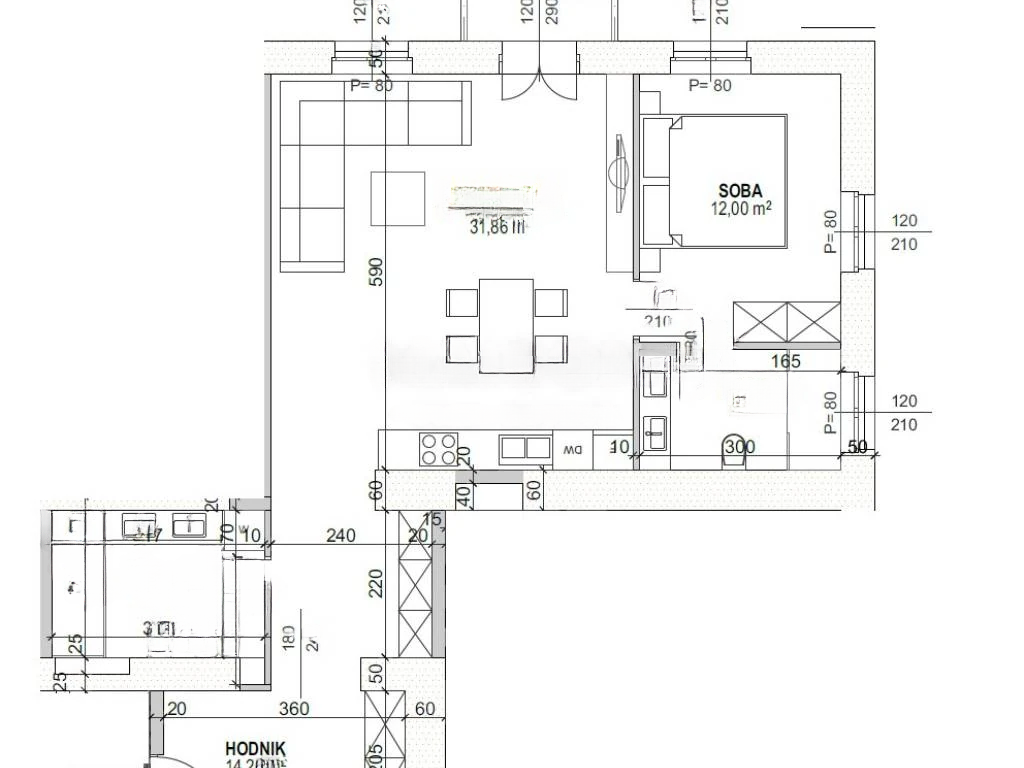 Квартира в Опатии, Хорватия, 73 м² - фото 16