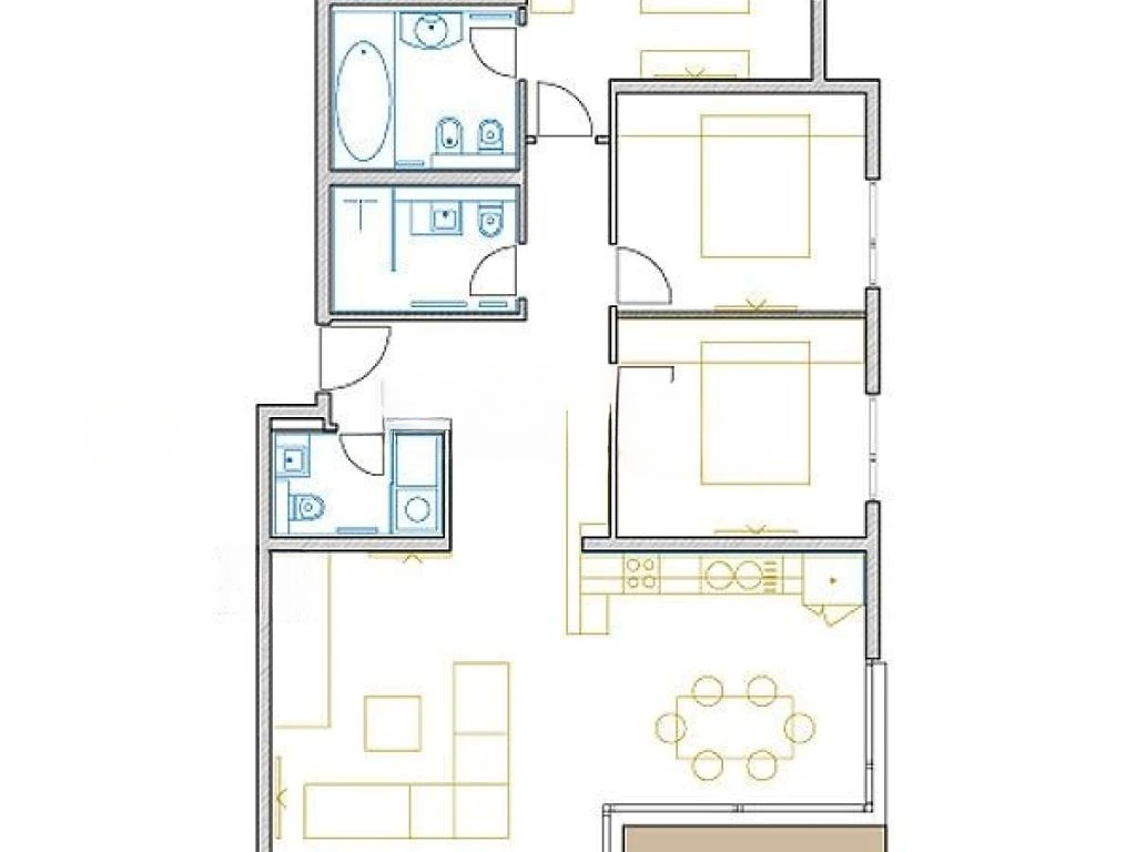 Квартира в Опатии, Хорватия, 124 м² - фото 17