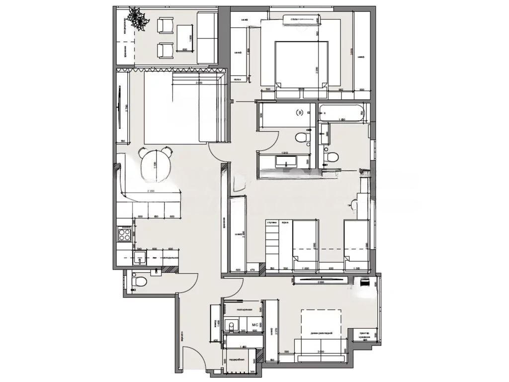 Квартира в Монте Карло, Монако, 139 м² - фото 18