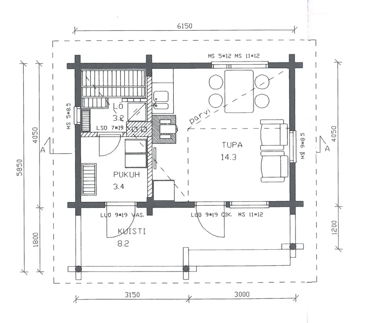 Коттедж в Куусамо, Финляндия, 21.5 м² - фото 4