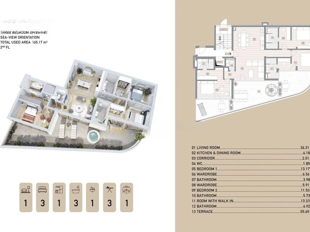 Квартира в Опатии, Хорватия, 165 м² - фото 6