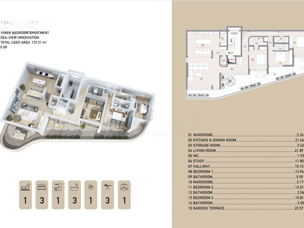 Квартира в Опатии, Хорватия, 172 м² - фото 7